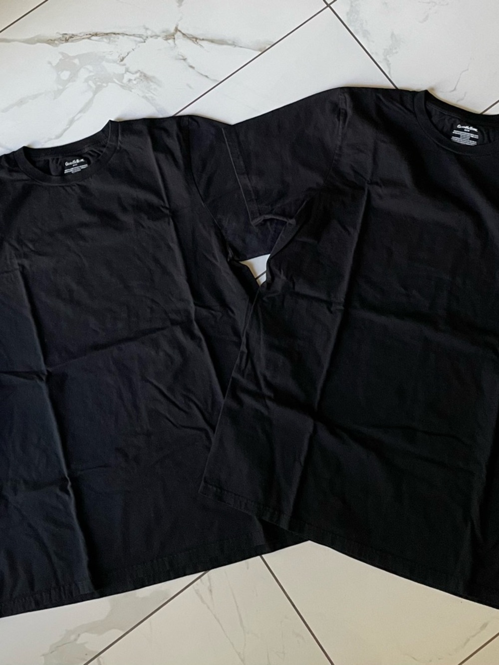 Goodfellow & Co Black Long Sleeve Crewneck Tee